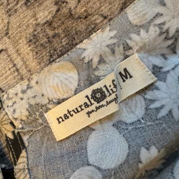 Natural Life Patti Side Slit Floral Maxi Dress. Size Medium - Picture 6 of 9